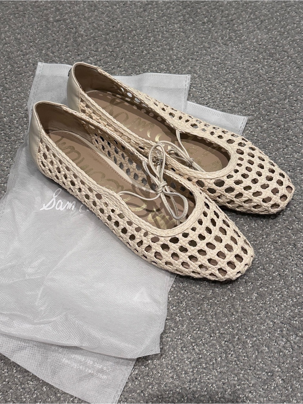 Sam Edelman Ivory Marcie Flats size 8.5